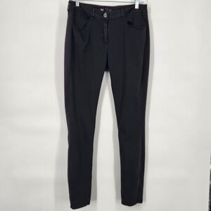 3x1 Women's 32 W2 Black Denim Skinny Jeans Cotton Rayon Stretch Mid Rise‎ Goth